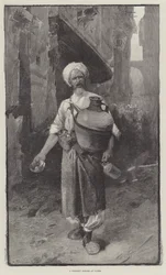 A Sherbet Seller at Cairo